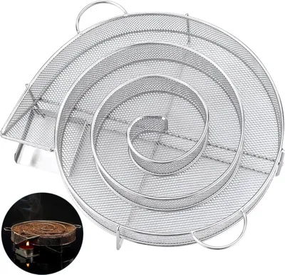 Produktbild von Kaltrauchgenerator, Edelstahl Räucherschnecke, Räucherspirale Mit Griff Kaltrauchgenerator für Räucherofen, Food Smoker Rauchgenerator für BBQ