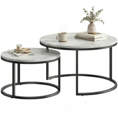 Produktbild von 2er-Set Couchtisch, Kaffeetisch,Beistelltische für Wohnzimmer, Sofatisch Schlafzimmer, Büro