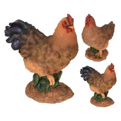 Zdjęcie produktu dla Figura Dekoracyjna Kogut/Kurka 27Cm