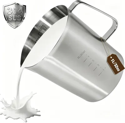 Produktbild von Messbecher 1 l, Edelstahl, für Küche