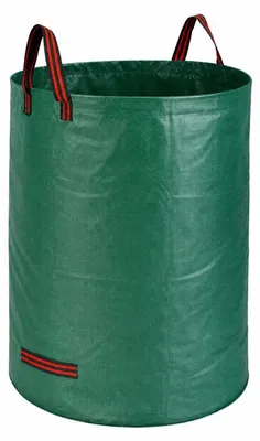 Zdjęcie produktu dla DIVODV 27939 Ogrodowy worek na trawę i liście z uchwytami, pojemność 120 l, zielony