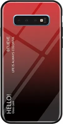 Produktbild von Handy Tasche für Samsung Galaxy S10 Plus Gradient Case Cover Schutz Hülle Rot