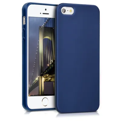 Produktbild von kwmobile 40816.64, Cover, Apple, SE / 5 / 5S, 10,2 cm (4"), Blau