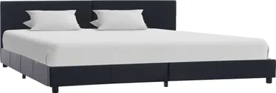 Produktbild von Maison Exclusive - Bettgestell Schwarz Kunstleder 180x200 cm