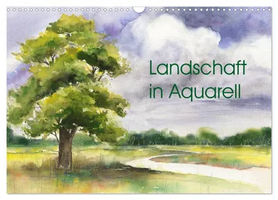 Produktbild von Landschaft in Aquarell (Wandkalender 2027 DIN A3 quer), CALVENDO Monatskalender