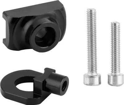 Produktbild von Fahrradkettenspanner Einsteller Verschluss Aluminiumlegierung für Faltrad (Schwarz)