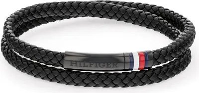 Image de Bracelet en cuir noir avec boucle en acier 2790552