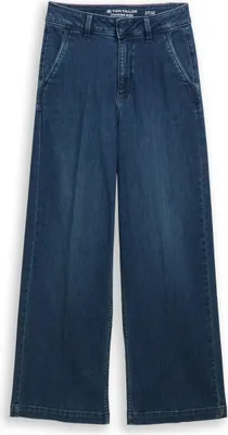 Produktbild von Tom Tailor TTMADINA Damen Jeanshose mit weitem Bein und hoher Taille, Stretch