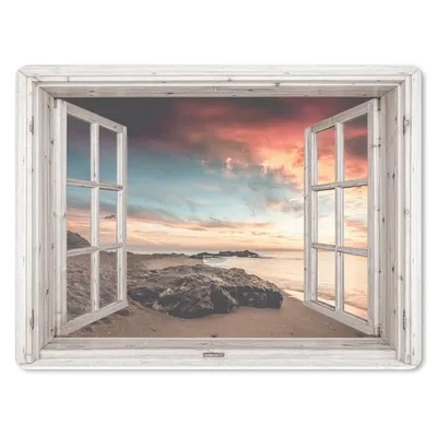 Produktbild von MuchoWow® Mauspad Mousepad Aussicht - Strand - Meer 40x30 cm - Mousepads - Maus Mat - Pad - Mausunterlage - Anti Rutsch