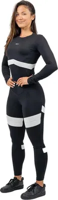 Image de Nebbia Leggings taille haute à fronces True Hero Noir S Fitness kalhoty