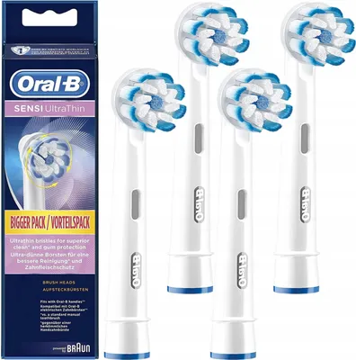 Produktbild von Oral-B | Aufsteckbürsten Braun Oral-B Sensitive - 4 Stück - Originalqualität - Sanfte Reinigung