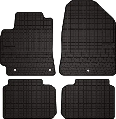 Immagine prodotto di Tappetini auto in gomma adatto per Hyundai Elantra VI (2016-2020, berlina) neri, set 4 pz, con fissaggi