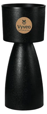 Produktbild von Vyveo - Blumentopf Pillar - Schwarz - 27x67