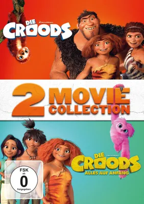 Produktbild von PLAION Die Croods: 2-Movie Collection, Zeichentrickfilm/Cartoon, DVD, Deutsch, 186 min, Deutsch, Englisch, 02/01/2026