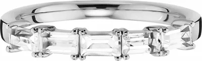 Produktbild von cai Ring 925/- Sterling Silber weiß 052 (16,6) Weißtopas weiß 132270828-1