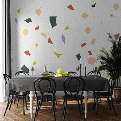 Produktbild von Vlies Fototapete - Subtle Terrazzo Pattern 350x245 cm Abstrakt f-A-10162-a-a