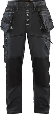 Produktbild von Blakläder Handwerker Bundhose 1999 1141 mit Stretch in zwei Farben, Farbe:schwarz, Größe:D96 (D24)