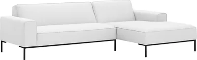 Produktbild von home24 Ecksofa mit Longchair - Webstoff