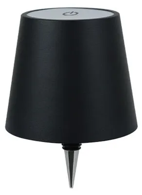 Immagine prodotto di Lampada da tavolo a LED bottle top USB-C dimmerabile a tripla luce colore alluminio nero