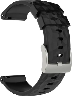 Image de INF Bracelet en silicone pour Suunto Spartan Sport Wrist HR Baro Le noir