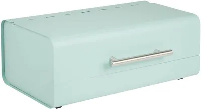 Produktbild von mDesign Brotkasten Brotkorb Brotbox Aufbewahrung Organizer Deckel Metall Mint