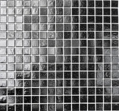 Produktbild von Mosaikfliese Glas schwarz Wandfliesen Badfliese MOS50-0302_f | 10 Mosaikmatten