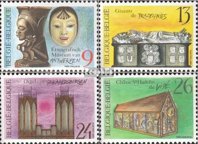 Produktbild von Briefmarken Belgien 1988 Mi 2350-2353 (kompl.Ausg.) postfrisch Kulturerbe