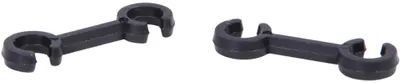 Obrázek produktu pro ELVEDES Kabelové spony 4–5 mm PVC černé (100 ks) ELV2010020