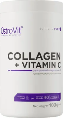 Obrázek produktu pro Ostrovit Kolagen + Witamina C (400 g) BI9106
