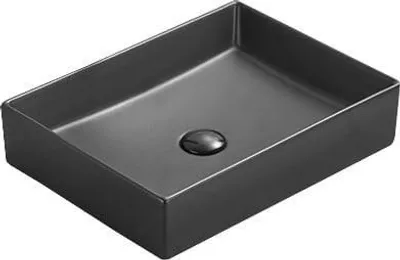 Image de Lavabo à poser Goya 51x37 cm, noir mat (22185085)