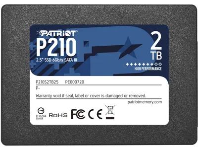 Produktbild von PATRIOT P210 - SSD - 2 TB - intern - 2.5" (6.4 cm)