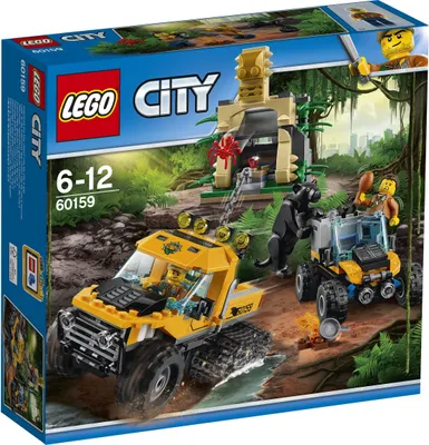 Zdjęcie produktu dla LEGO City Jungle Halftrack Mission, Zestaw do budowania, 6 lat(a), 378 szt., 560 g