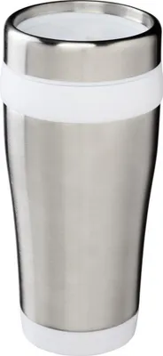 Productafbeelding van Drinkbeker "Elwood", gerecycled roestvrij staal, 410 ml, model PF4328 (één maat) (wit)