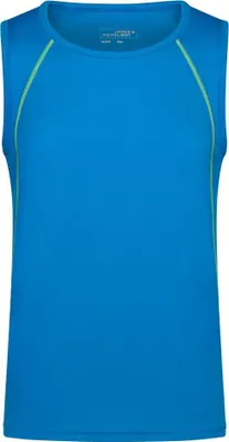 Produktbild von Funktions-Top für Fitness und Sport bright-blue/bright-yellow, Gr. S