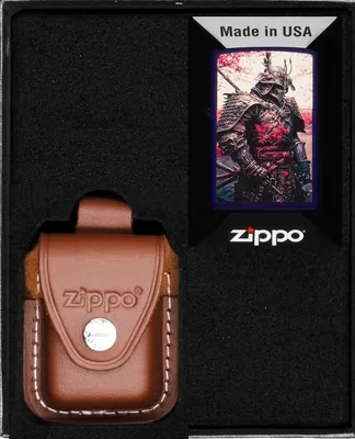 Produktbild von ZIPPO Feuerzeug-Set SAMURAI WARIOR DESIGN Geschenk No4
