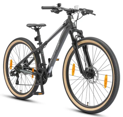 Produktbild von BIKESTAR Alu Mountainbike 27.5 Zoll | 21 Gang Hardtail Sport MTB 14 Zoll Rahmen Scheibenbremse Federgabel | Türkis