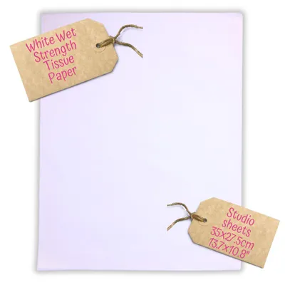 Zdjęcie produktu dla Biały papier do scrapbookingu – wstępnie wycięte arkusze do kreatywnych projektów