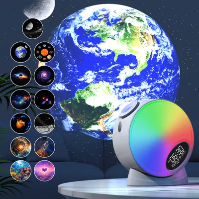 Obrázek produktu pro Projektor galaxie s funkcí meteoritu - 7. generace | 13 kazet se snímky ve 4K kvalitě, Bluetooth reproduktor a dálkové ovládání