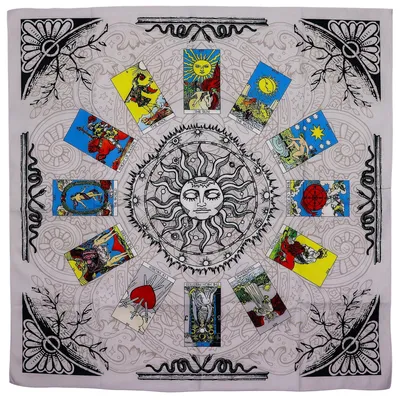 Imagen del producto de Paño para lectura del Tarot - Árbol de la Vida