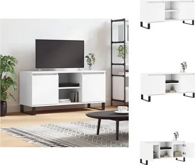 Immagine prodotto di mobile TV vidaXL bianco 104x35x50 cm in legno - Mobili TV