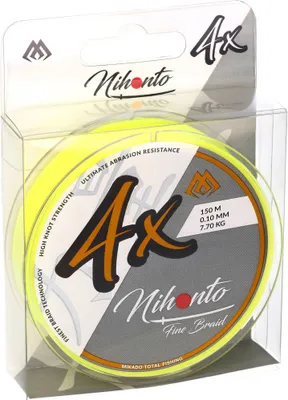 Obrázok produktu pre Rybársky vlasec Mikado Nihonto fine braid fluo yellow 0,18 mm 14,4 kg 150 m