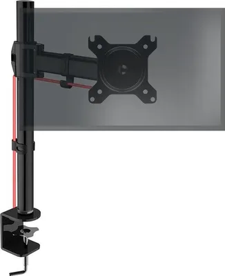 Immagine prodotto di Braccio porta-monitor regolabile per schermi da 13-27", nero, acciaio, orientabile