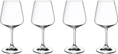 Productafbeelding van Villeroy & Boch Ovid set van 4 rode wijnglazen, elk 21,5 cm hoog, inhoud 590 ml