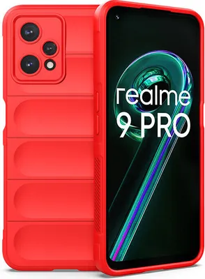 Obrázek produktu pro OPPO Realme 9 Pro Pouzdro, Měkké TPU Silikonové Nárazuvzdorné Ochranné Pouzdro pro OPPO Realme 9 Pro červené