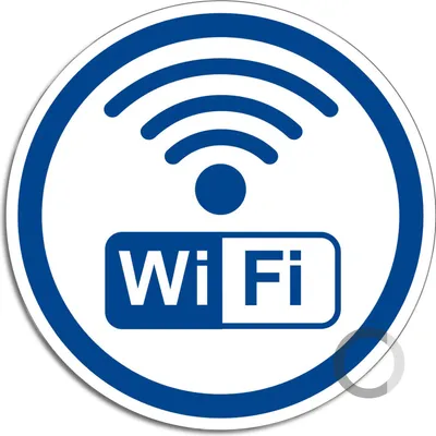 Produktbild von Schild Free WiFi - WLAN Aluminium UV-beständig außengeeignet Ø 100 mm selbstklebend