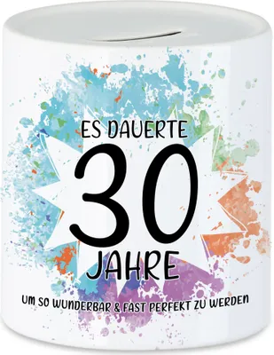 Produktbild von Es Dauerte 30 Jahre Um So Wunderbar Zu Werden Spardose  Geburtstagsgeschenk 30 Jahre Alt Humor