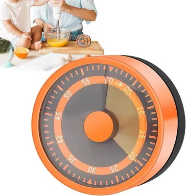 Produktbild von Analoge Lernuhr für Kinder - Timer für Kinder - Ablaufuhr - Klassische Lernuhr - Edukative Uhr - Helfer für Hausaufgaben - Lernspielzeug für zu Hause
