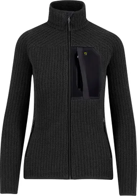 Produktbild von Karpos Rocchetta Evo Fleece Mit Durchgehendem Reißverschluss Schwarz S Damen Schwarz S