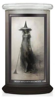 Productafbeelding van Kringle Candle, "Moody Witch", grote geurkaars, limited edition, Halloween