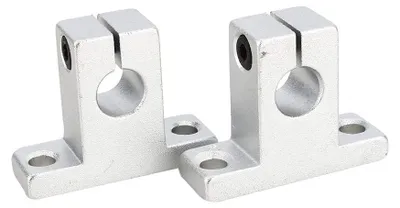 Lineare Schienenhalterung SK10 10 mm, Aluminium, 2 Stück
